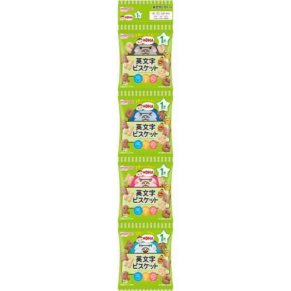 WAKODO Snacks from Age 1+ DHA english letter shape 1 each
