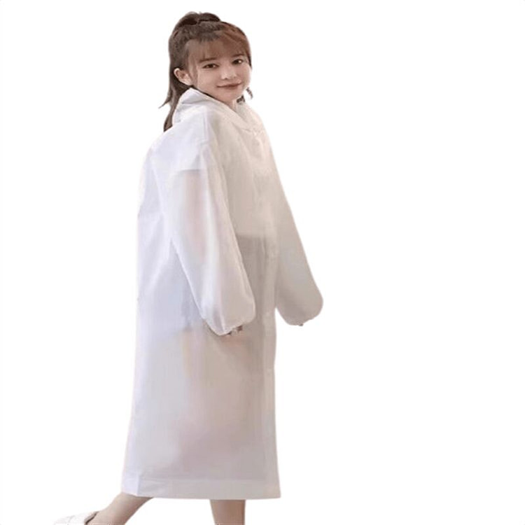 Reusable raincoat White 1 count