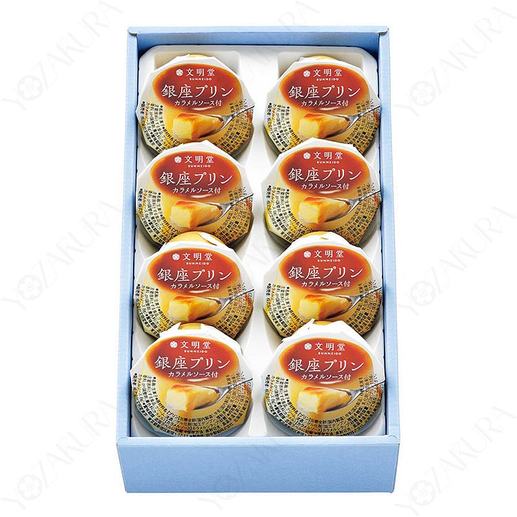 BUNMEIDO Ginza Pudding 123g * 8 Cups