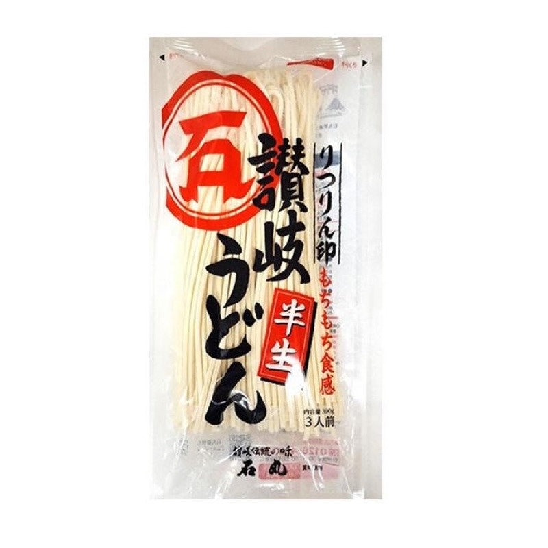 石丸生面 半生慄林贊岐烏冬面 300g 300 克