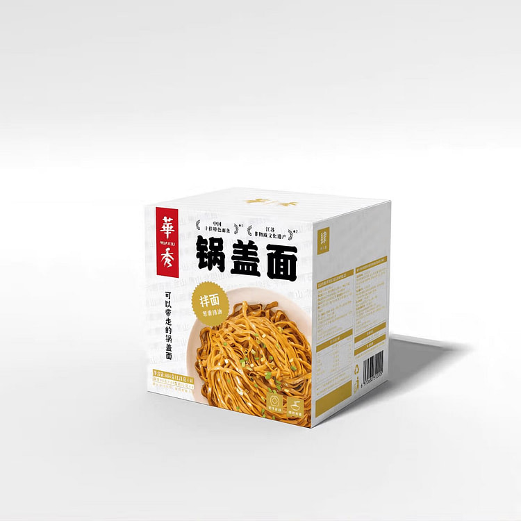 华秀 镇江锅盖面 484g 484 克