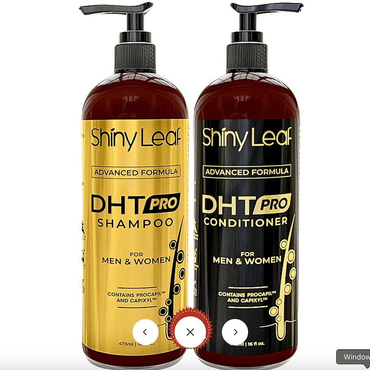 DHT Pro Shampoo and Conditioner with Procapil & Ca 2 bottle