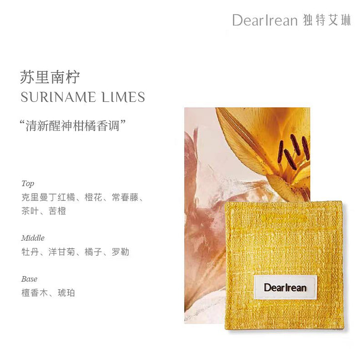 独特艾琳 小香风车载香薰#苏里南柠 13g