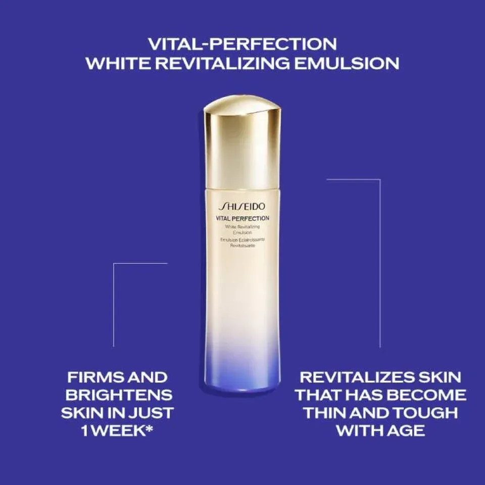 SHISEIDO Vital Perfection Bright Revital Emulsion Enriched - Weee!
