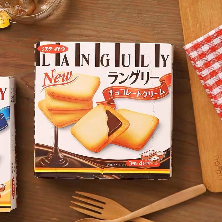 日本进口 依度巧克力味饼干1盒 120 克