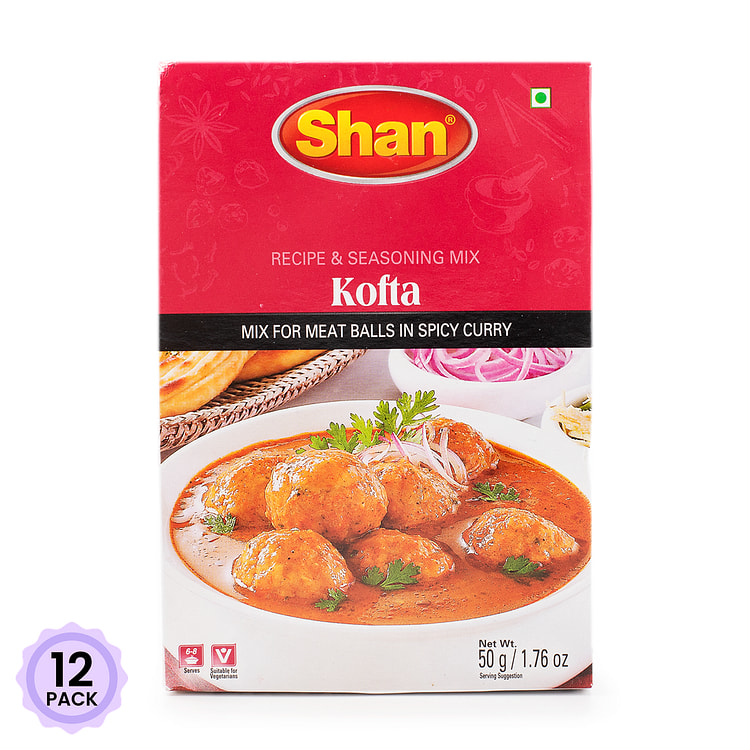 Shan 咖喱调味料(Kofta) 1.76 盎司*12 包