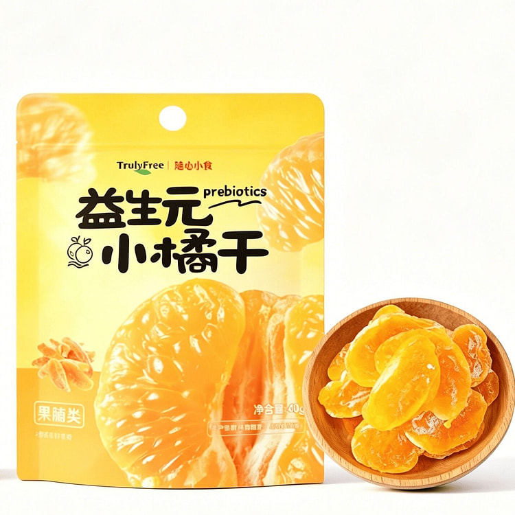 Dried Tangerine Snack, Dried Fruit, 40g 40 g