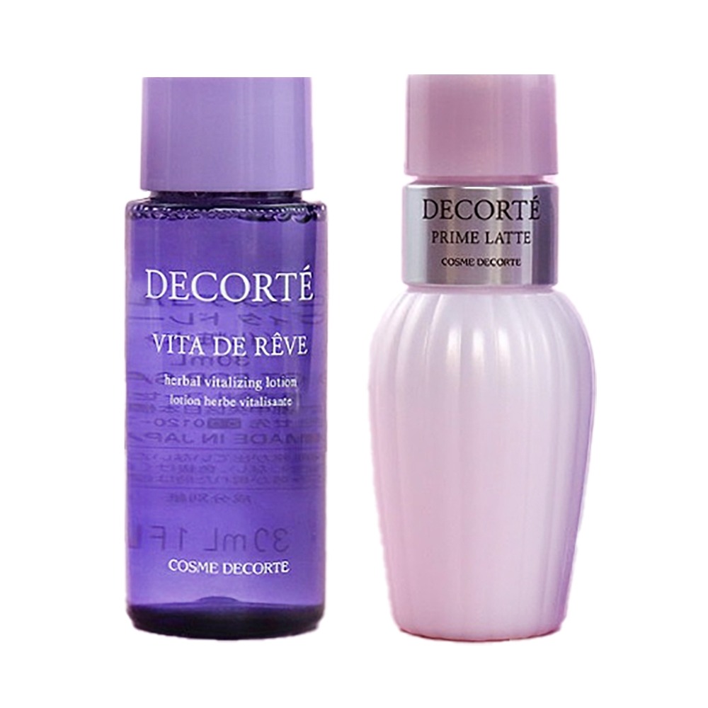 Get DECORTE - Skincare Set (Vita De Reve 30ml + Prime Latte