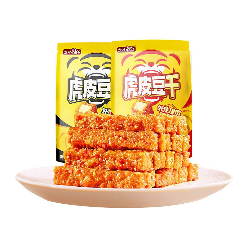 盐津铺子 虎皮豆干 黑鸭味 卤味 零食 小吃 解馋 200 克