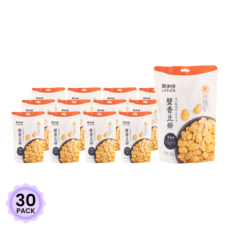 来伊份 蟹香豆瓣 165 克*30 包