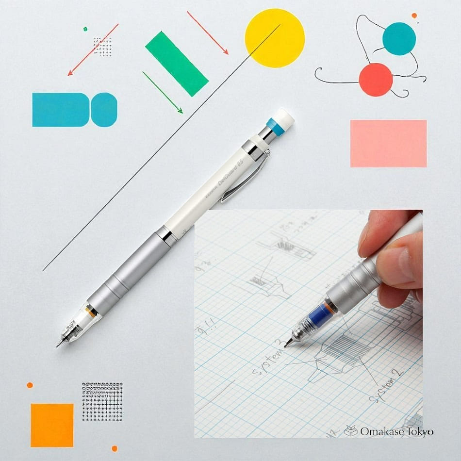 Zebra Sharp Pen Delgado Type LX (White) 18 g