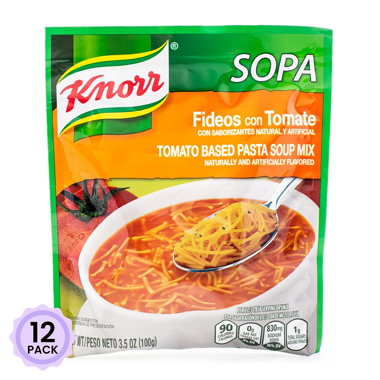 Knorr 意式通心粉汤 番茄味 3.5 盎司*12 包