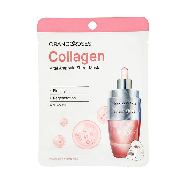 ORANGEROSES 胶原蛋白活力安瓿片面膜
