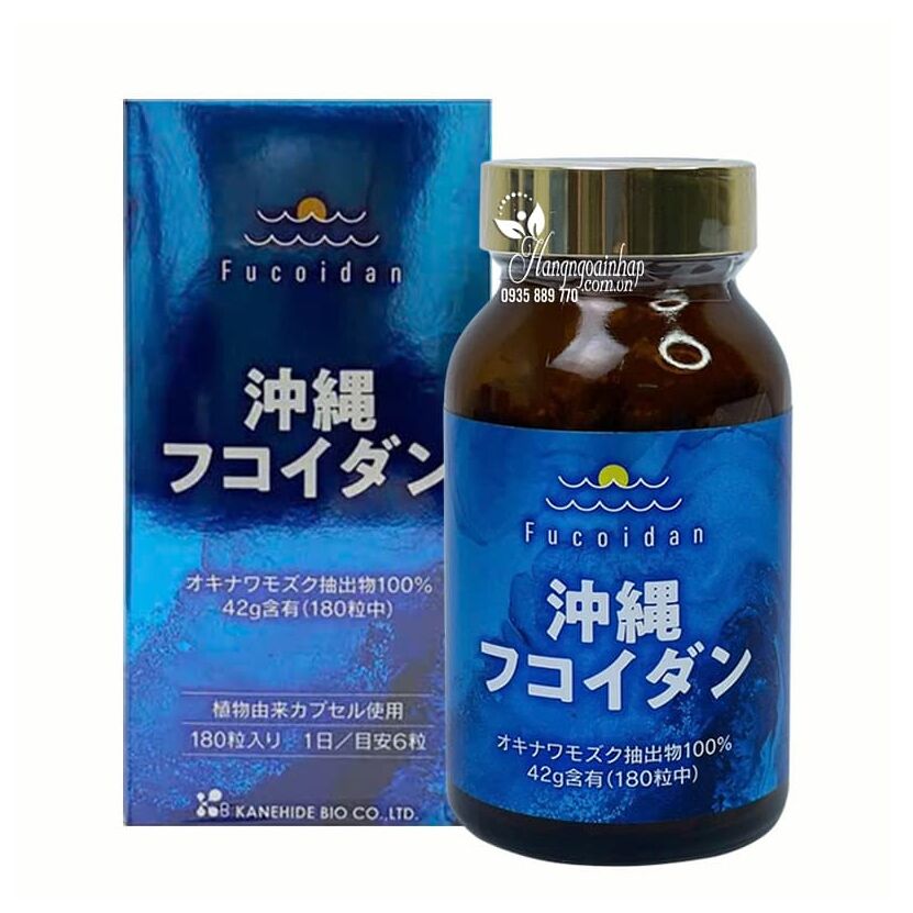 Japan Okinawa Fucoidan Mozuku Extract 180Capsules 180 count