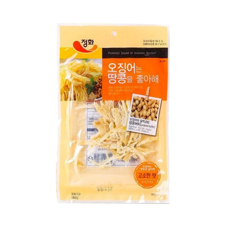 Junghwa Foods Squid Loves Peanuts Snack 40 g
