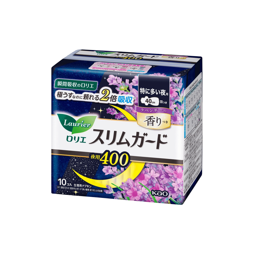 ロリエ スリムガード ラベンダー特に多い夜用400 10コ入り 1 個