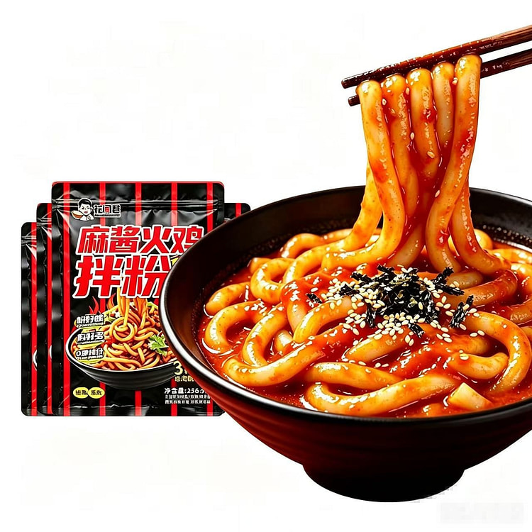 Sesame sauce turkey noodle potato noodle bag 256.5 256.5 g