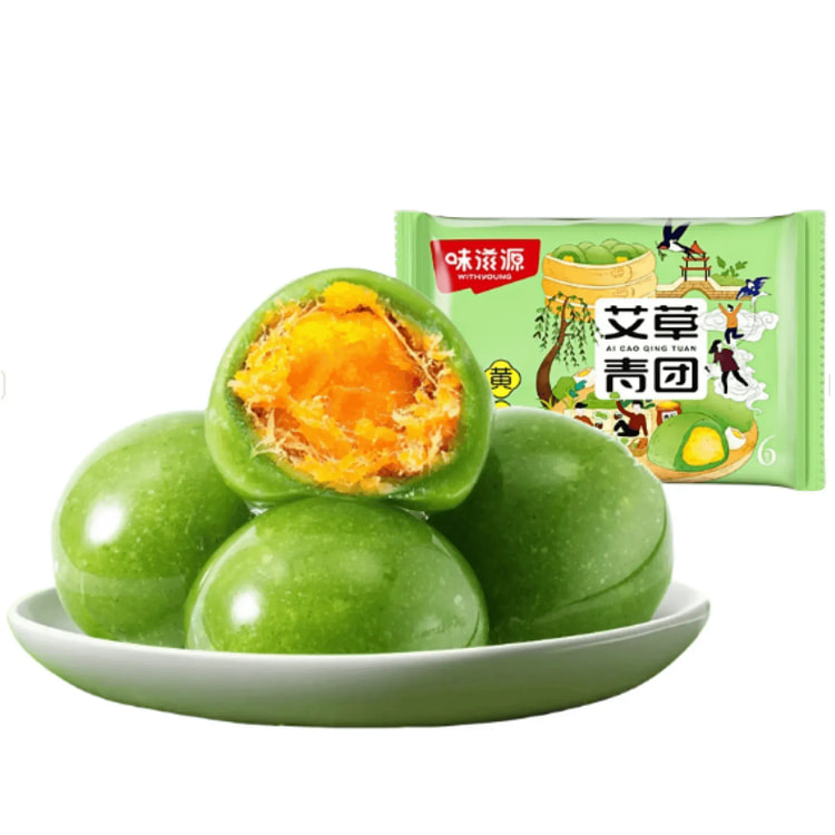 Artemisia Qingtuan a special snack from Jiangnan
