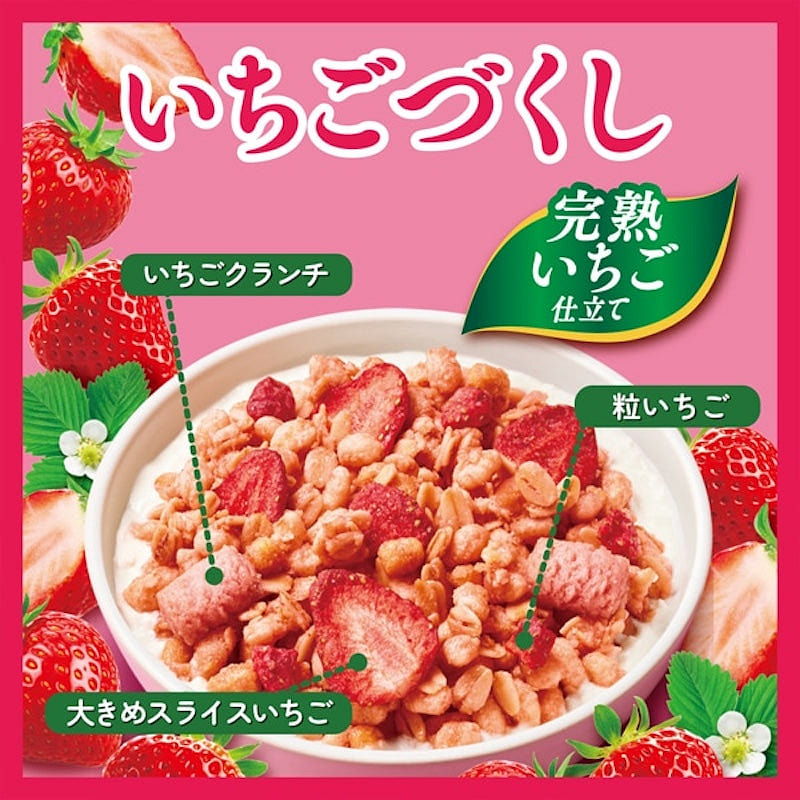 Nissin Cisco Strawberry Granola 320g 1 each