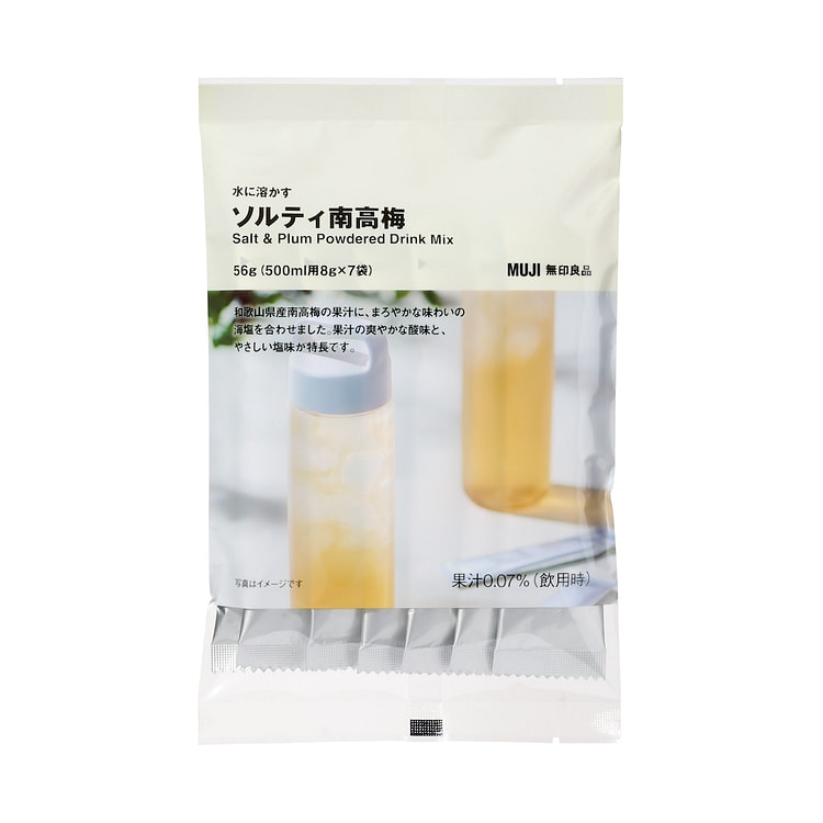 无印良品 咸味南高梅速溶饮料 56g 1 份