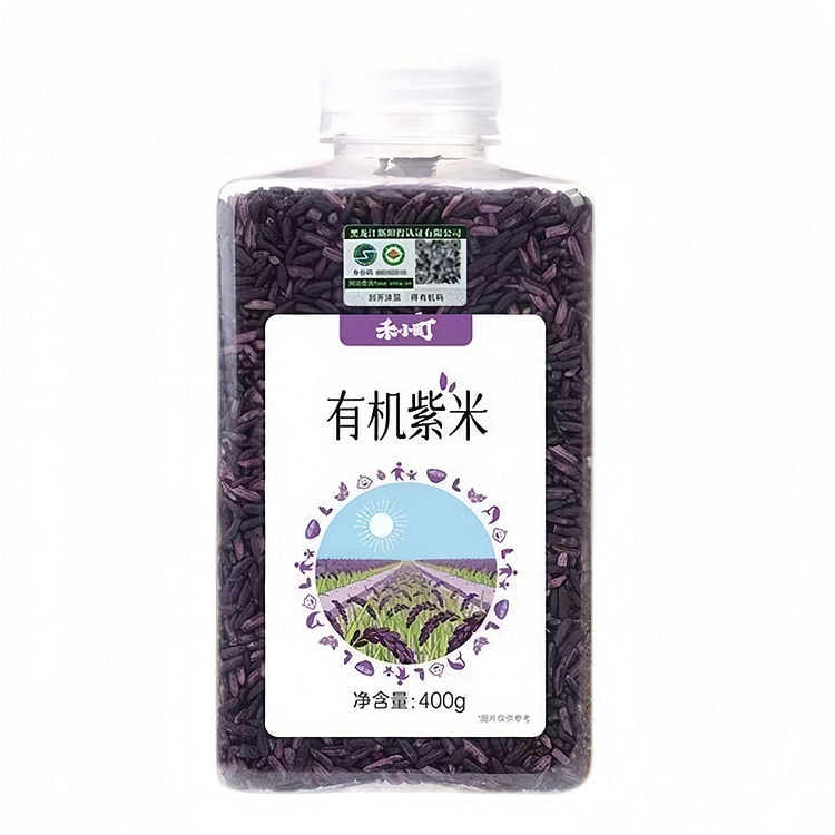 禾小町有机紫米紫糯米1罐 400 克