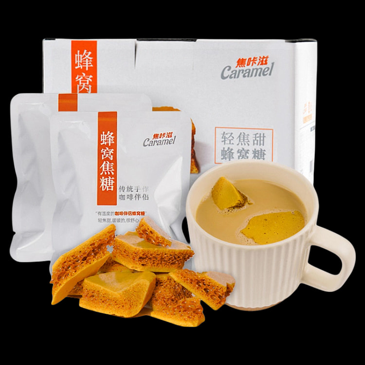 焦咔滋 蜂窝焦糖10g*10袋/盒 咖啡糖包焦糖咖啡专用伴侣
