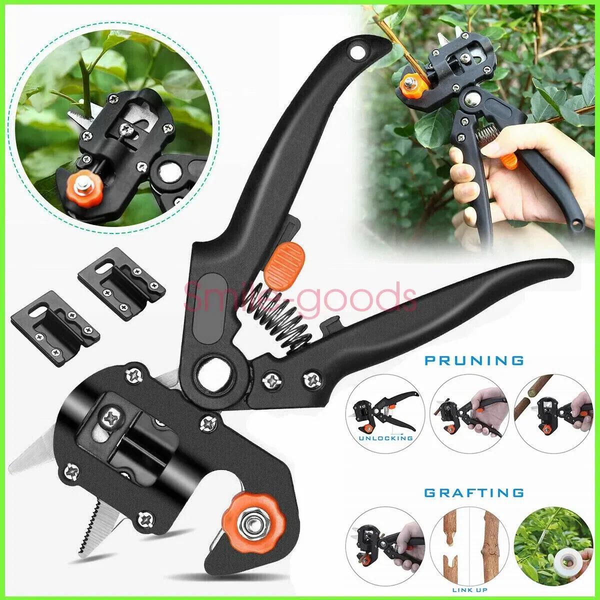 Pro Pruning Shears Garden Grafting Knife Tool Set 1 count