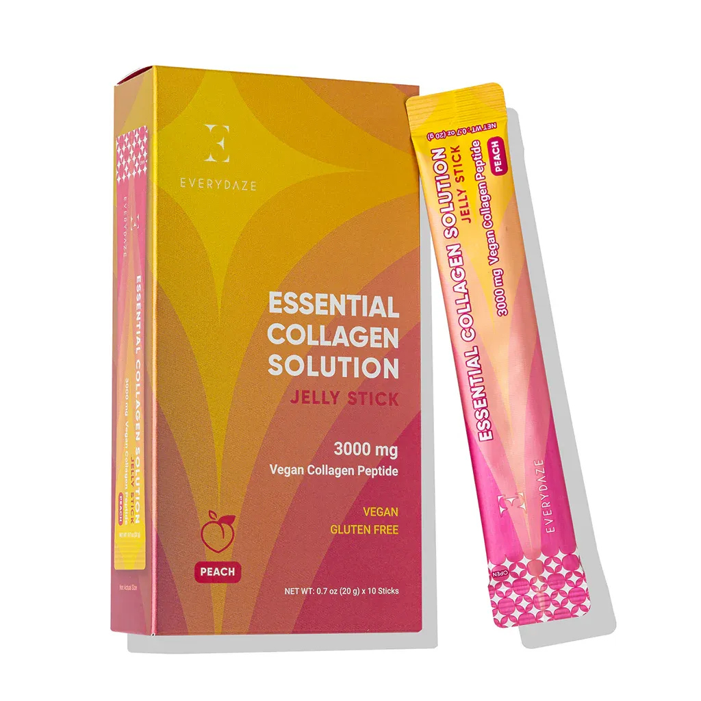 EVERYDAZE - Essential Collagen Solution Jelly Stick - Peach - 10 Packs 0.7 oz
