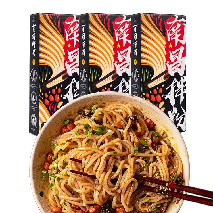 阳际山野 南昌拌粉 经典微辣 正宗江西特产米粉 方便速食 197.8g*4盒