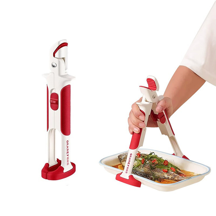 GRAREY Dual-Head Anti-Scald Bowl & Plate Gripper 1 each