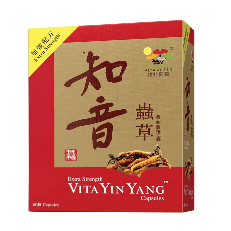 維特健靈 加強配方知音蟲草 60粒 1 盒
