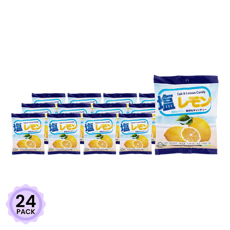 Salt & Lemon Candy 150 g*24 pack