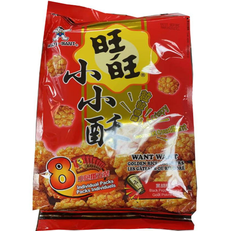 旺旺小小酥黑胡椒味160g(8包独立包装)