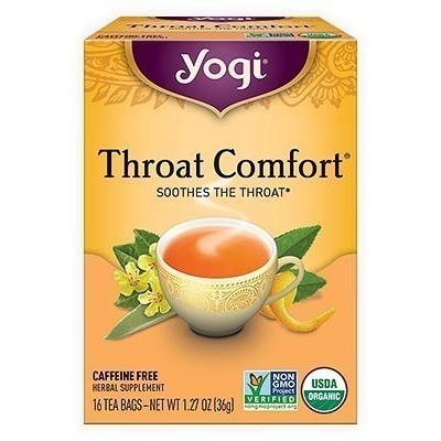 Yogi Throat Comfort Tea, 16 tea bags 16 カウント