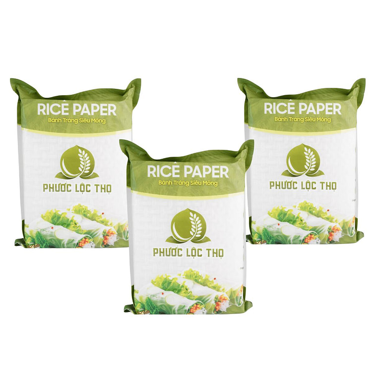 [ Phuoc Loc Tho ] Ultra-Thin Rice Paper 340gr x 3 3 count