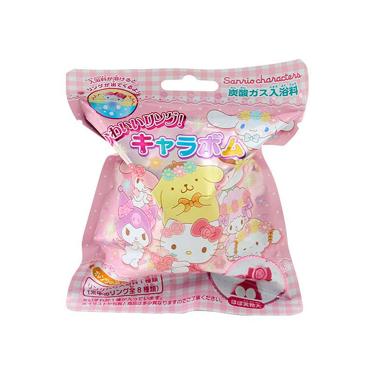 SANRIO Ring Series Bath Ball 8 Random Designs 1 each