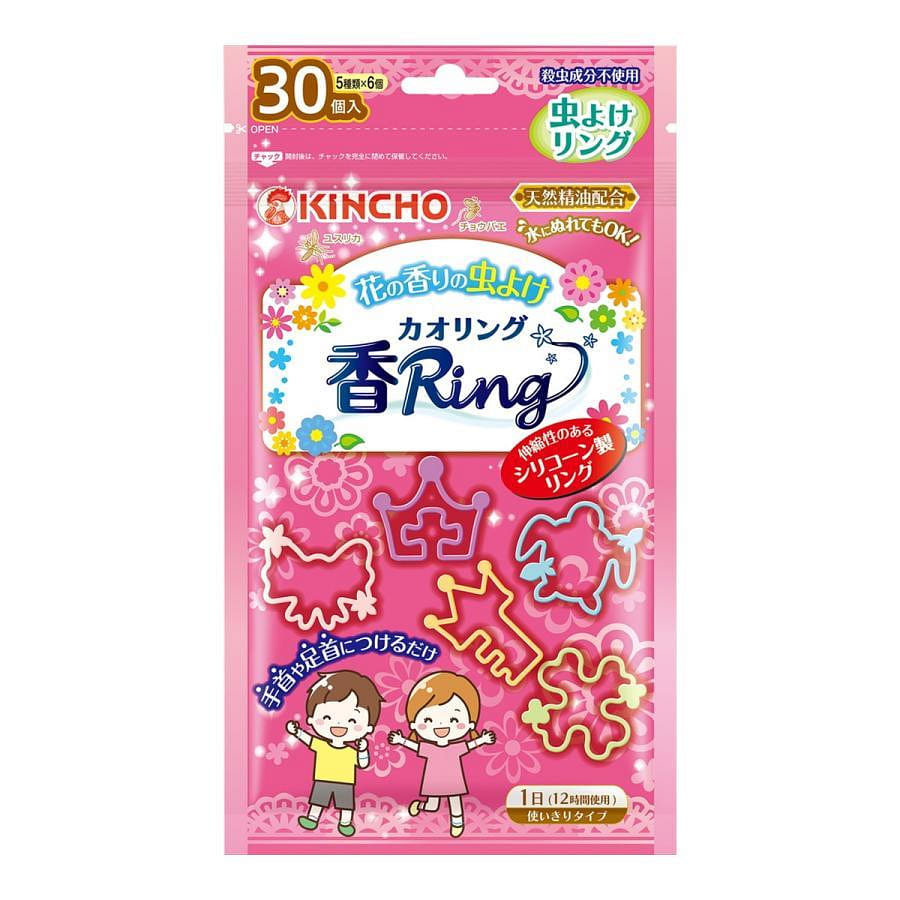 KINCHO Children's Insect Repellent Bracelets Floral Scent 30pcs 1 개입