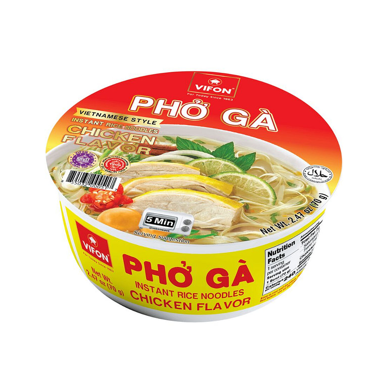 [ VIFON ] Phở Gà Dạng Tô 70gr/tô - Thơm Ngon, Tiện Lợi 1 cái