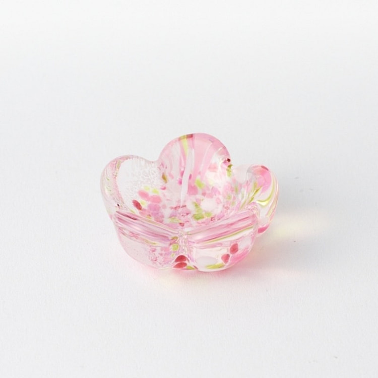 AKOMEYA TOKYO Glass Chopstick Rest Cherry Blossom