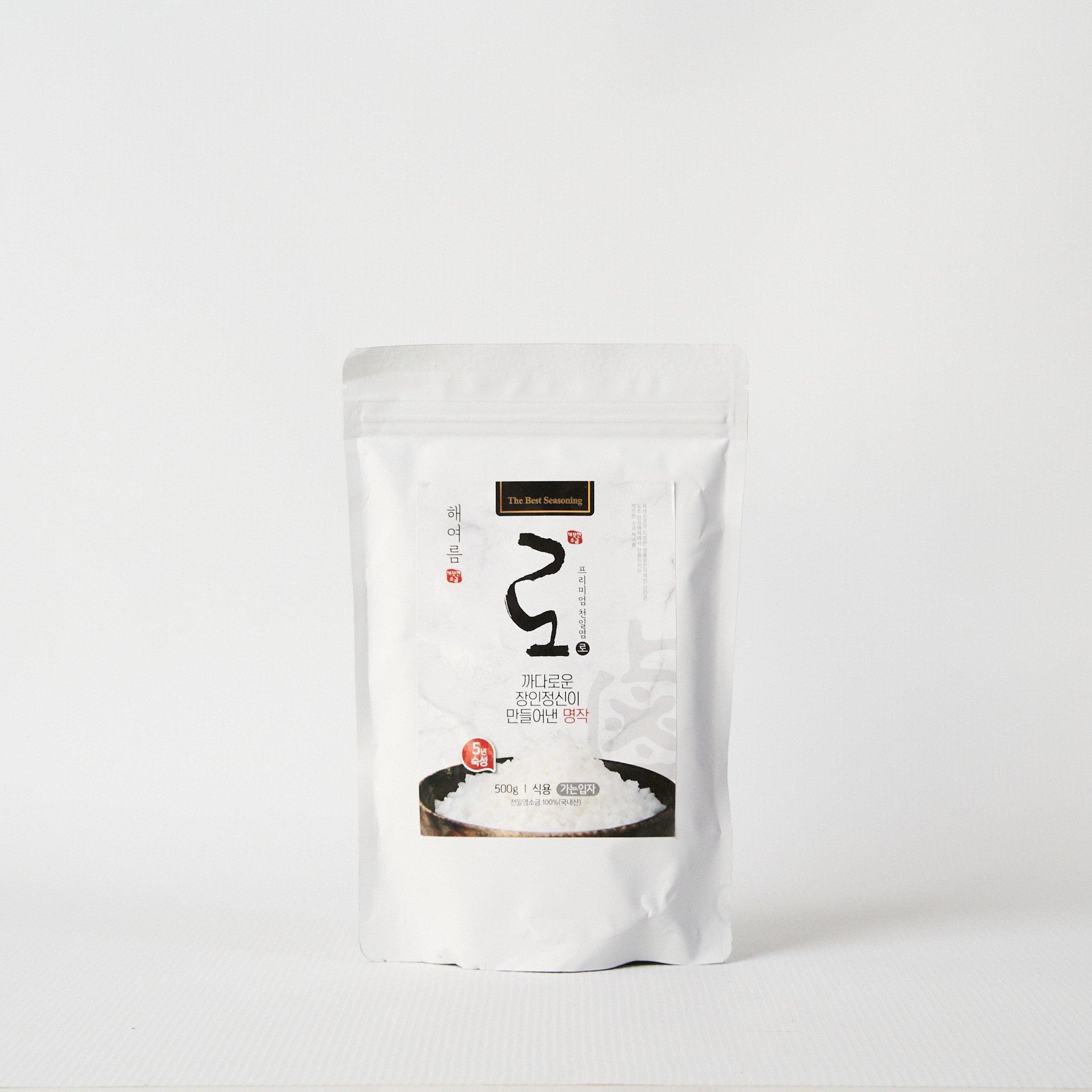 Premium Mineral Bay Salt LO (500g) Fine Salt 500 g 1 ส่วน