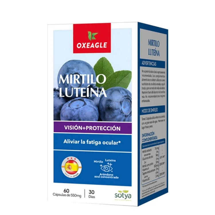 Sotya Oxeagle柑橘蓝莓叶黄素 60粒 1 瓶