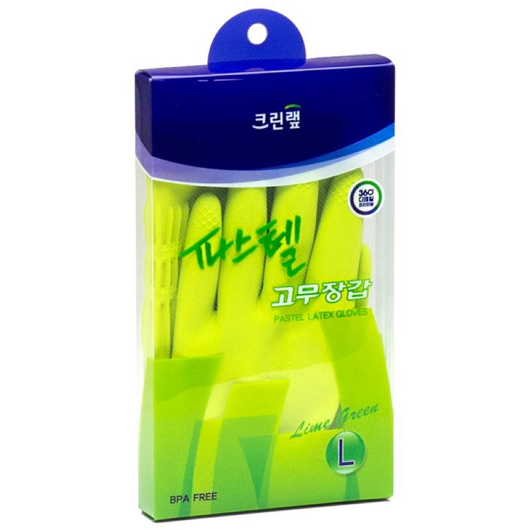 CLEANWRAP Latex Gloves Large 1 case