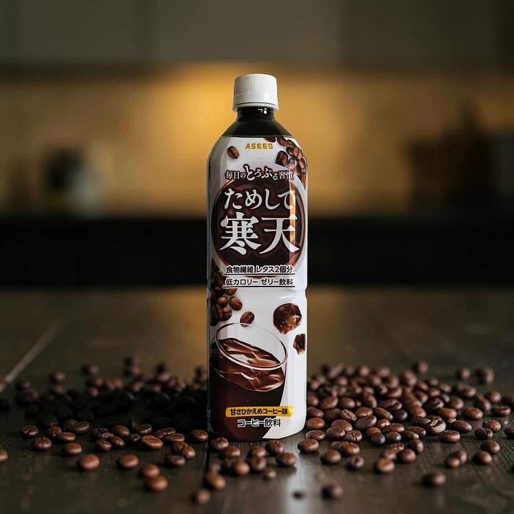寒天果冻饮品 - 身体果实摇摇乐咖啡果冻饮料， 900 毫升