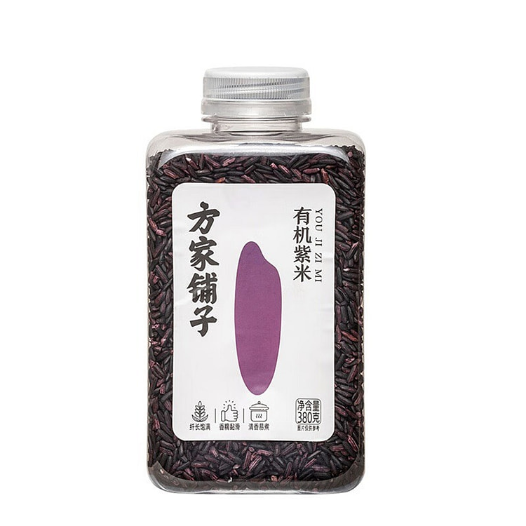 方家铺子 有机紫米 380 克