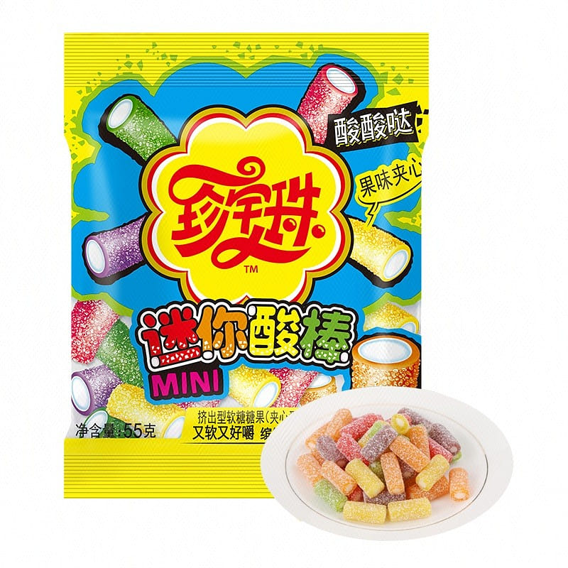 Chupa Chups Mini Sour Stick Candy 55 g