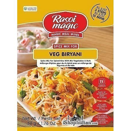 Rasoi Magic Veg Biryani Mix , 1.76 oz bag 1.76 oz