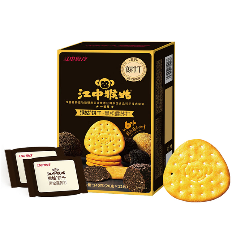 江中猴菇黑松露芝士饼干 240g*1 盒 240 克
