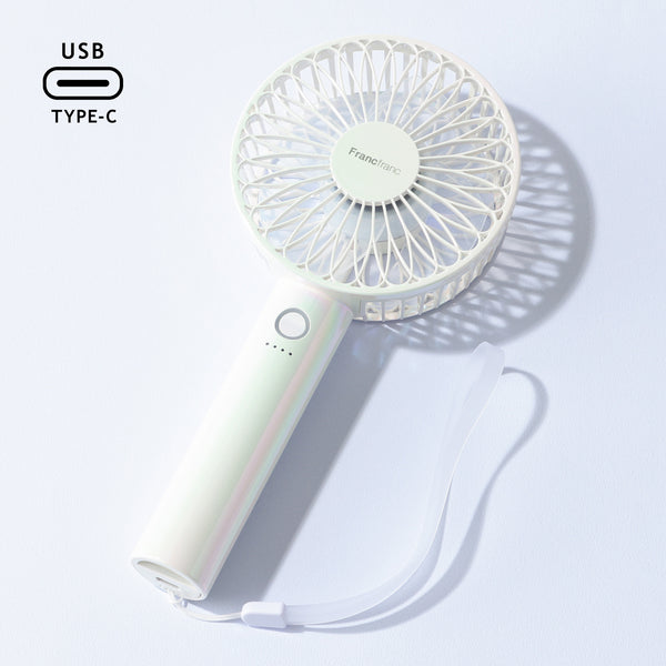 （新品）ハンディ FAN FAN GAHGA ふぁんふぁん　ブラック　白 ハンディ【FAN FAN】 – GAHGA