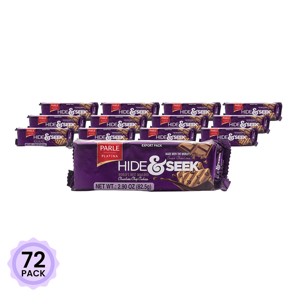 Parle Hide & Seek Chocolate Chip Cookies 82.5 g*72 pack