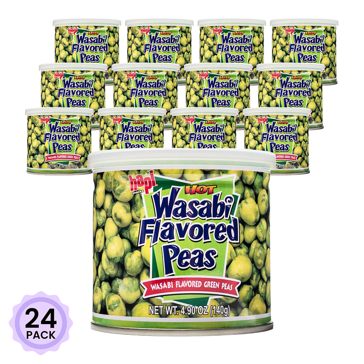 Hapi Hot Wasabi Peas 140 g*24 pack